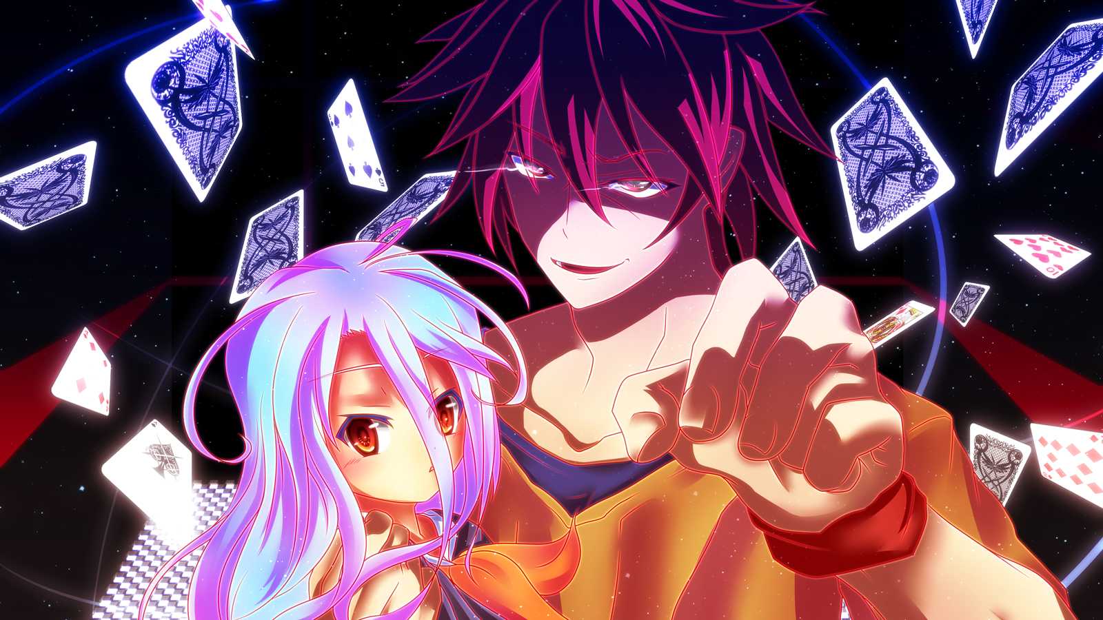 图片[1]-No Game No Life 游戏人生电脑壁纸-萌图百科