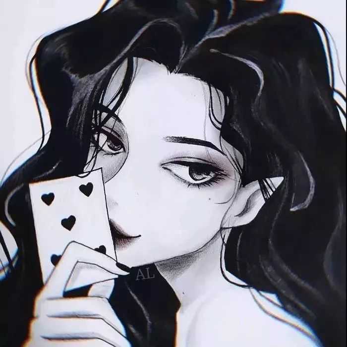 图片[7]-[女生头像]暗黑系动漫女生头像-萌图百科