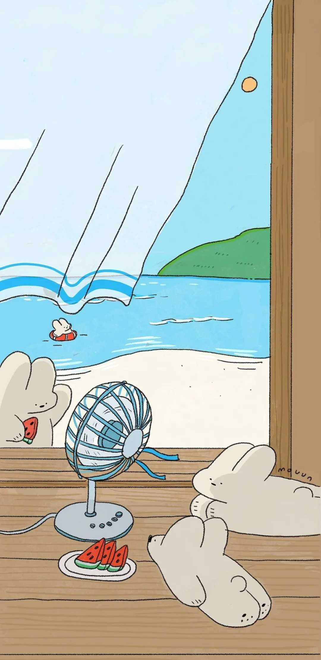 图片[2]-全面屏壁纸：夏日主题图片-萌图百科