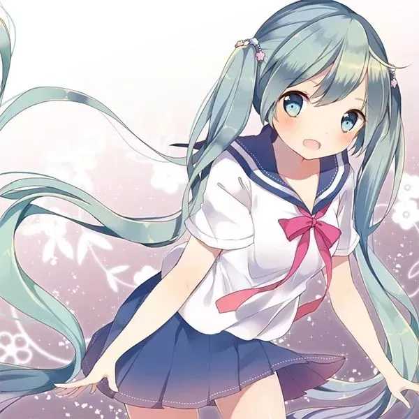 动漫人物头像：初音未来miku-壁次元