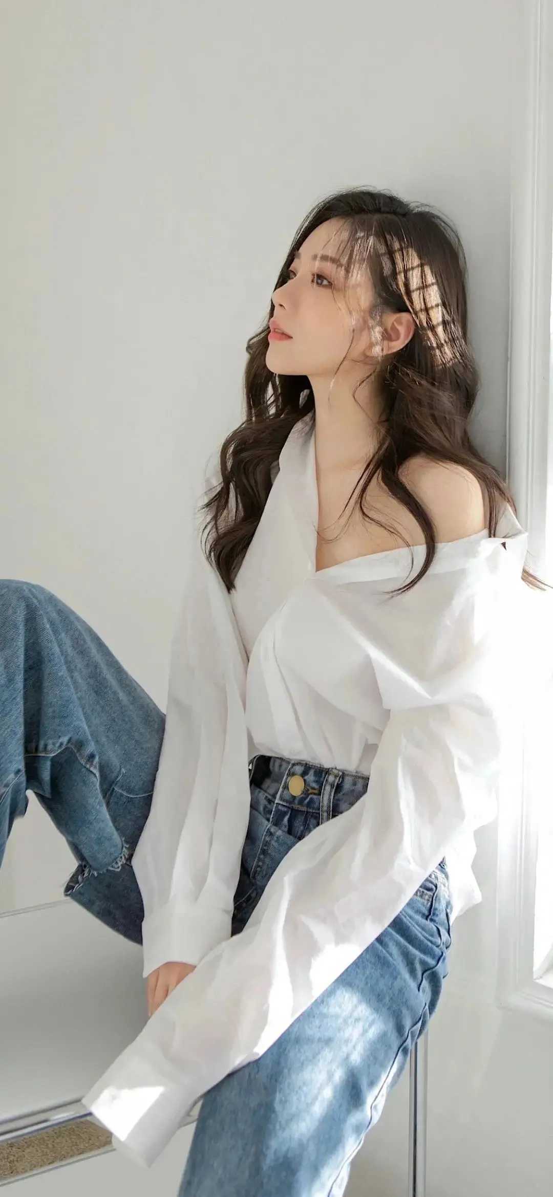 图片[6]-苹果全面屏壁纸女生(18p)-萌图百科