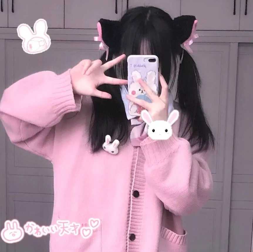 图片[2]-粉色双马尾软妹头像-萌图百科
