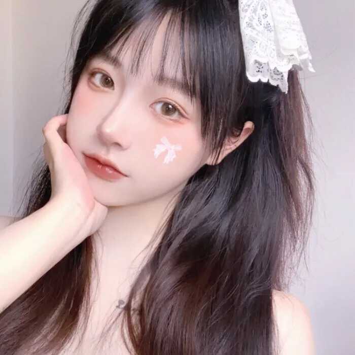 图片[3]-qq头像女生露脸-萌图百科