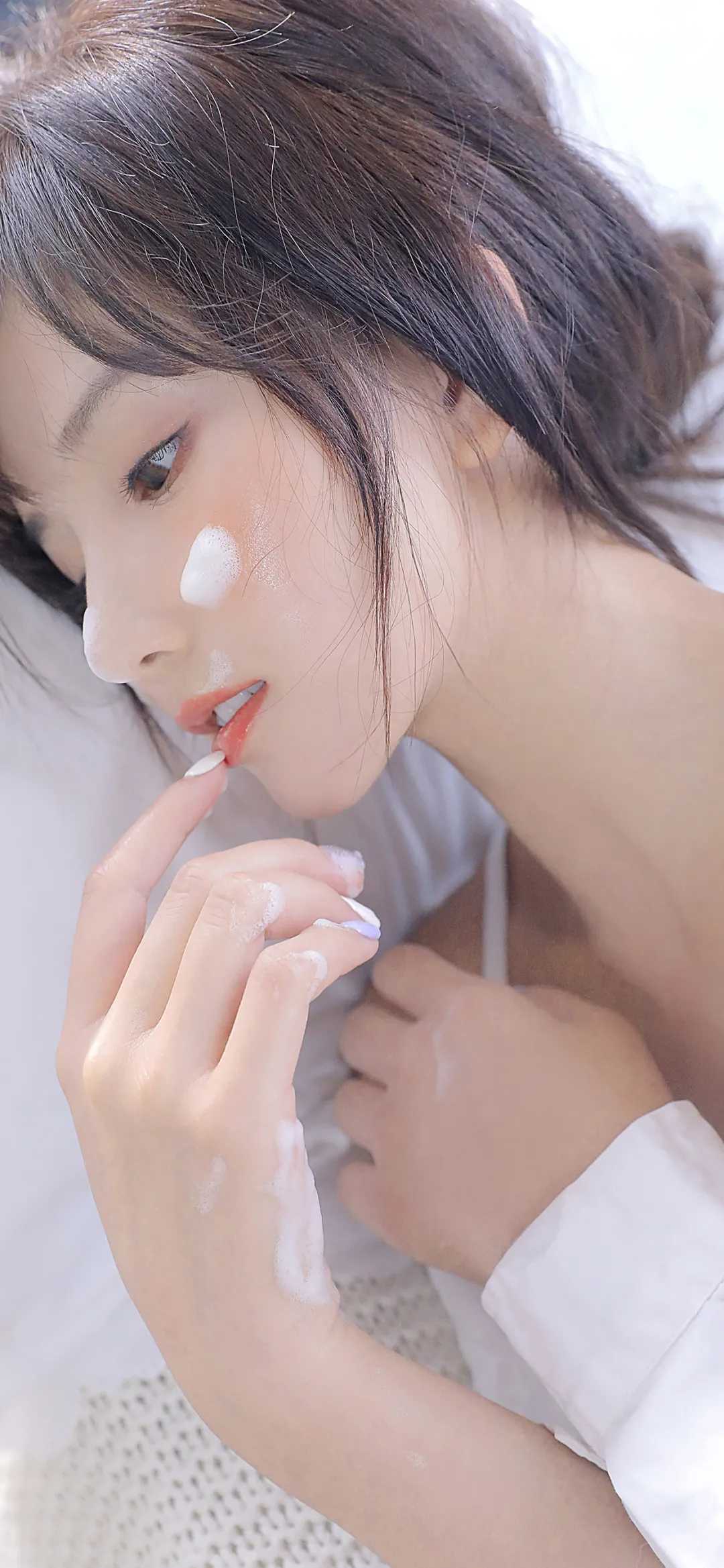 图片[5]-好看壁纸手机真人女生-萌图百科
