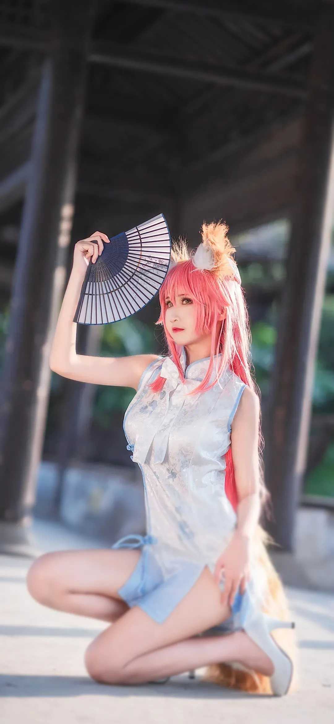 全面屏美女壁纸：旗袍/水手服