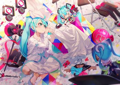 初音未来4K电脑壁纸-萌图百科