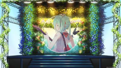 初音未来4K电脑壁纸-萌图百科