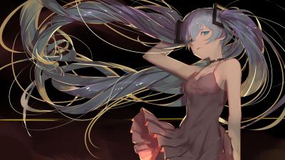 初音未来4K电脑壁纸-萌图百科