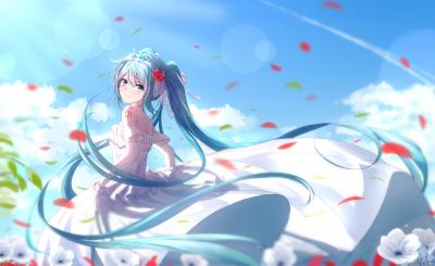 初音未来4K电脑壁纸-萌图百科