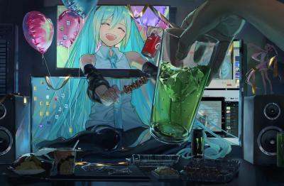 初音未来4K电脑壁纸-萌图百科