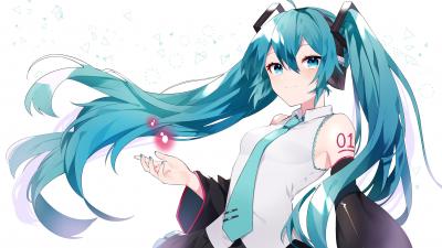 初音未来4K电脑壁纸-萌图百科