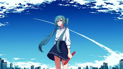 初音未来4K电脑壁纸-萌图百科