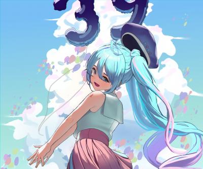 初音未来4K电脑壁纸-萌图百科