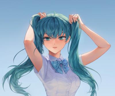 初音未来4K电脑壁纸-萌图百科