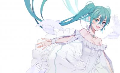 初音未来4K电脑壁纸-萌图百科