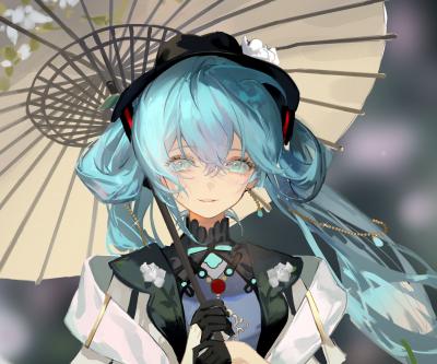 初音未来4K电脑壁纸-萌图百科