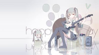 初音未来4K电脑壁纸-萌图百科