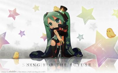 初音未来4K电脑壁纸-萌图百科