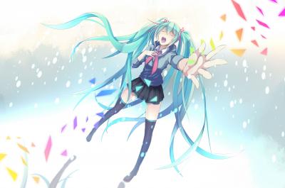 初音未来4K电脑壁纸-萌图百科