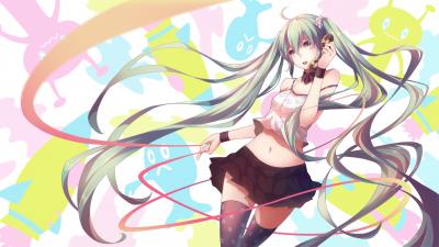 初音未来4K电脑壁纸-萌图百科