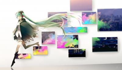 初音未来4K电脑壁纸-萌图百科