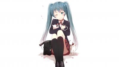 初音未来4K电脑壁纸-萌图百科