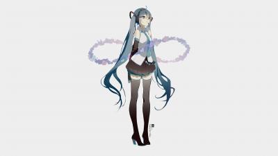 初音未来4K电脑壁纸-萌图百科