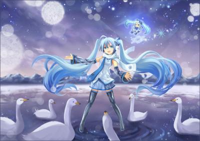 初音未来4K电脑壁纸-萌图百科