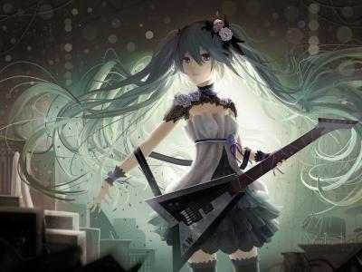 初音未来4K电脑壁纸-萌图百科