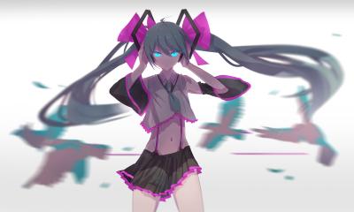 初音未来4K电脑壁纸-萌图百科
