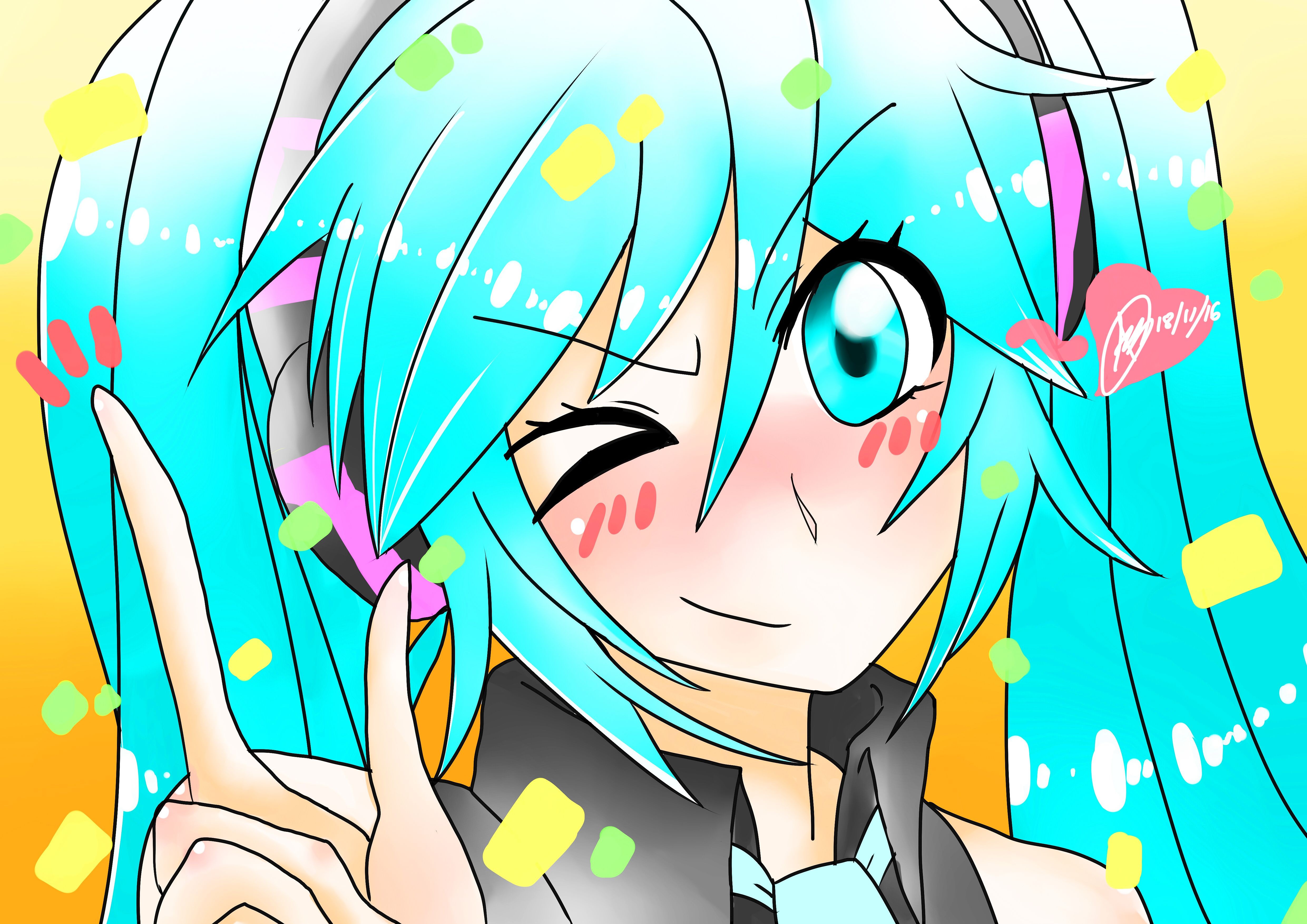 初音未来4K电脑壁纸