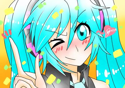 初音未来4K电脑壁纸-萌图百科