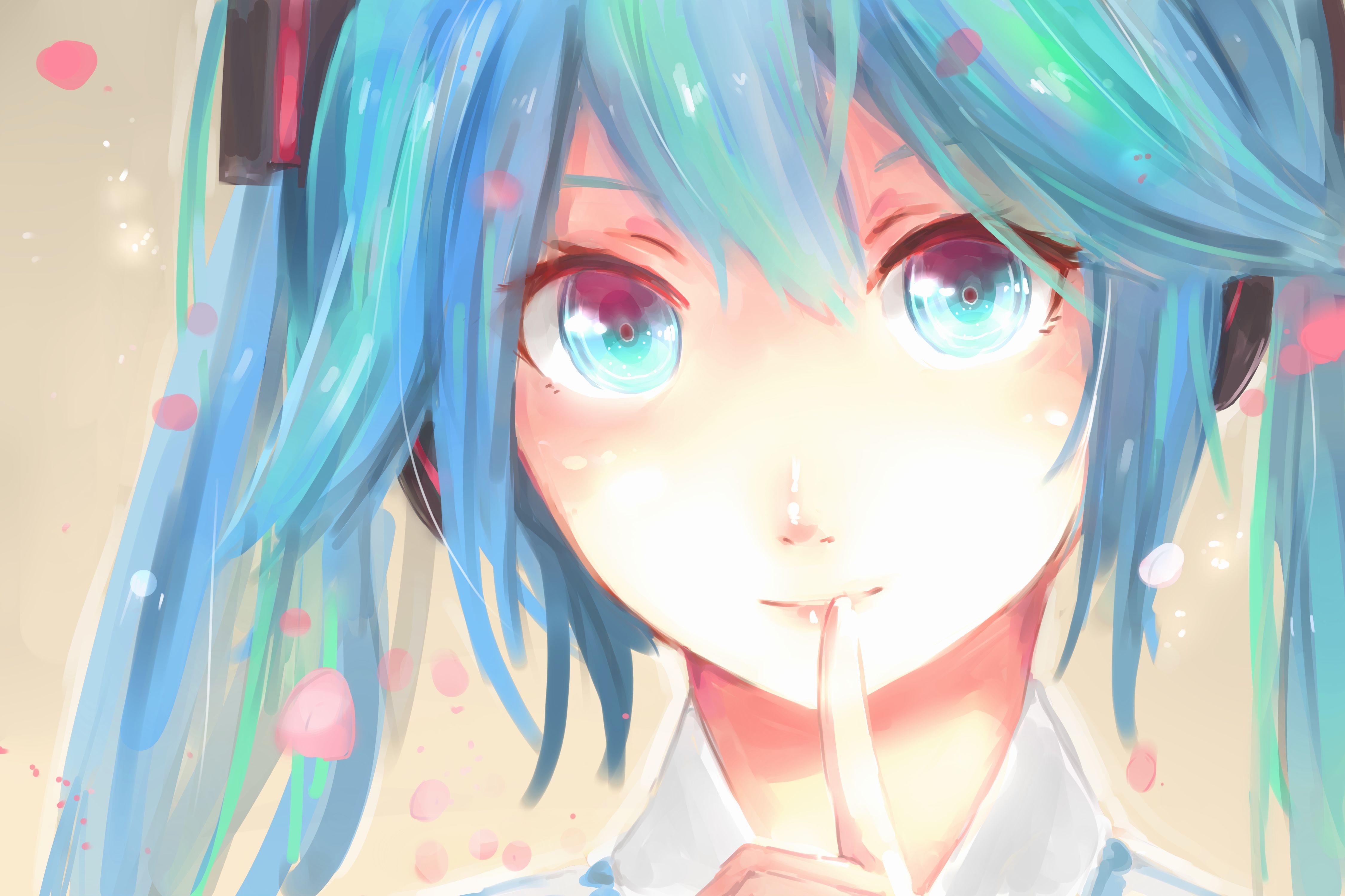 初音未来4K电脑壁纸-萌图百科
