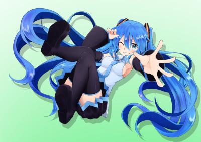 初音未来4K电脑壁纸-萌图百科