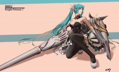 初音未来4K电脑壁纸-萌图百科