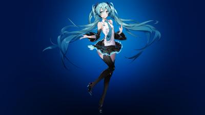 初音未来4K电脑壁纸-萌图百科