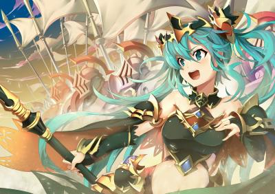 初音未来4K电脑壁纸-萌图百科