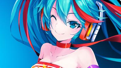 初音未来4K电脑壁纸-萌图百科