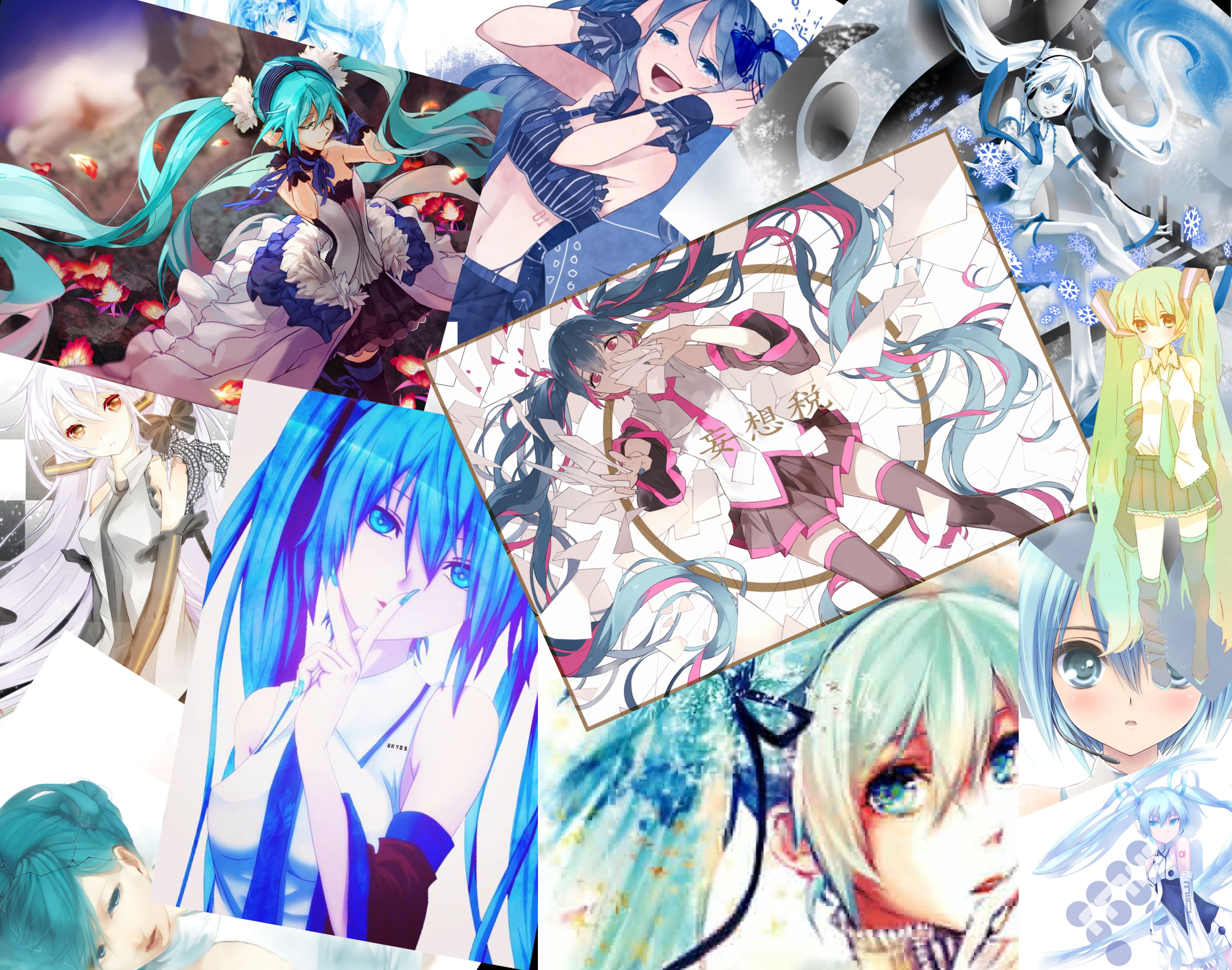 初音未来4K电脑壁纸-萌图百科