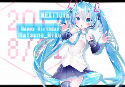 初音未来4K电脑壁纸-萌图百科