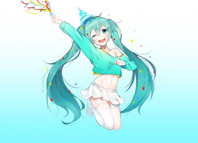 初音未来4K电脑壁纸-萌图百科