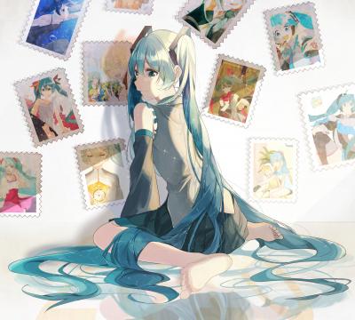 初音未来4K电脑壁纸-萌图百科