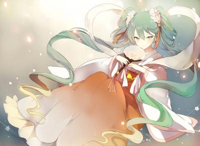 初音未来4K电脑壁纸-萌图百科