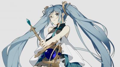 初音未来4K电脑壁纸-萌图百科