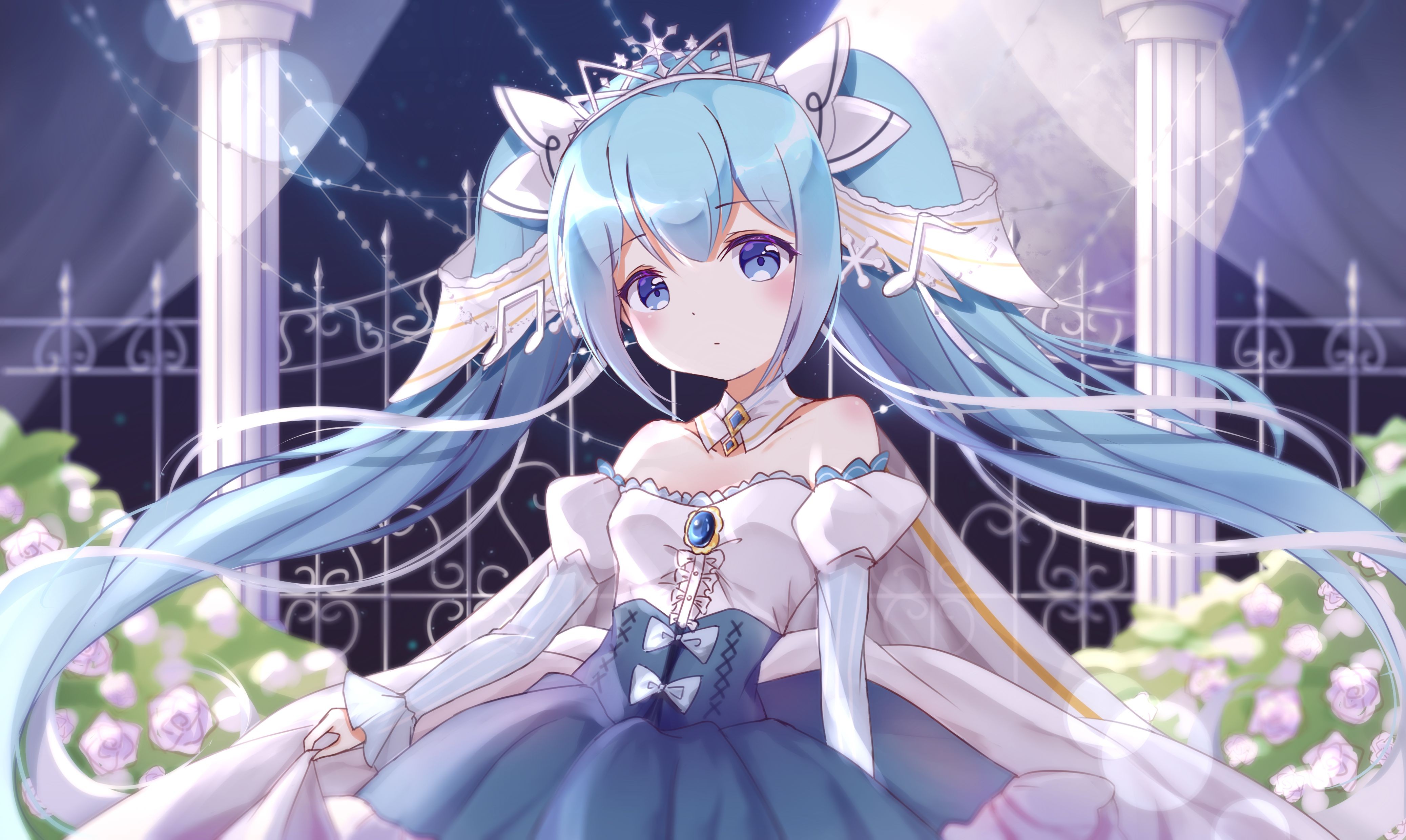 初音未来4K电脑壁纸-萌图百科