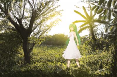 初音未来4K电脑壁纸-萌图百科