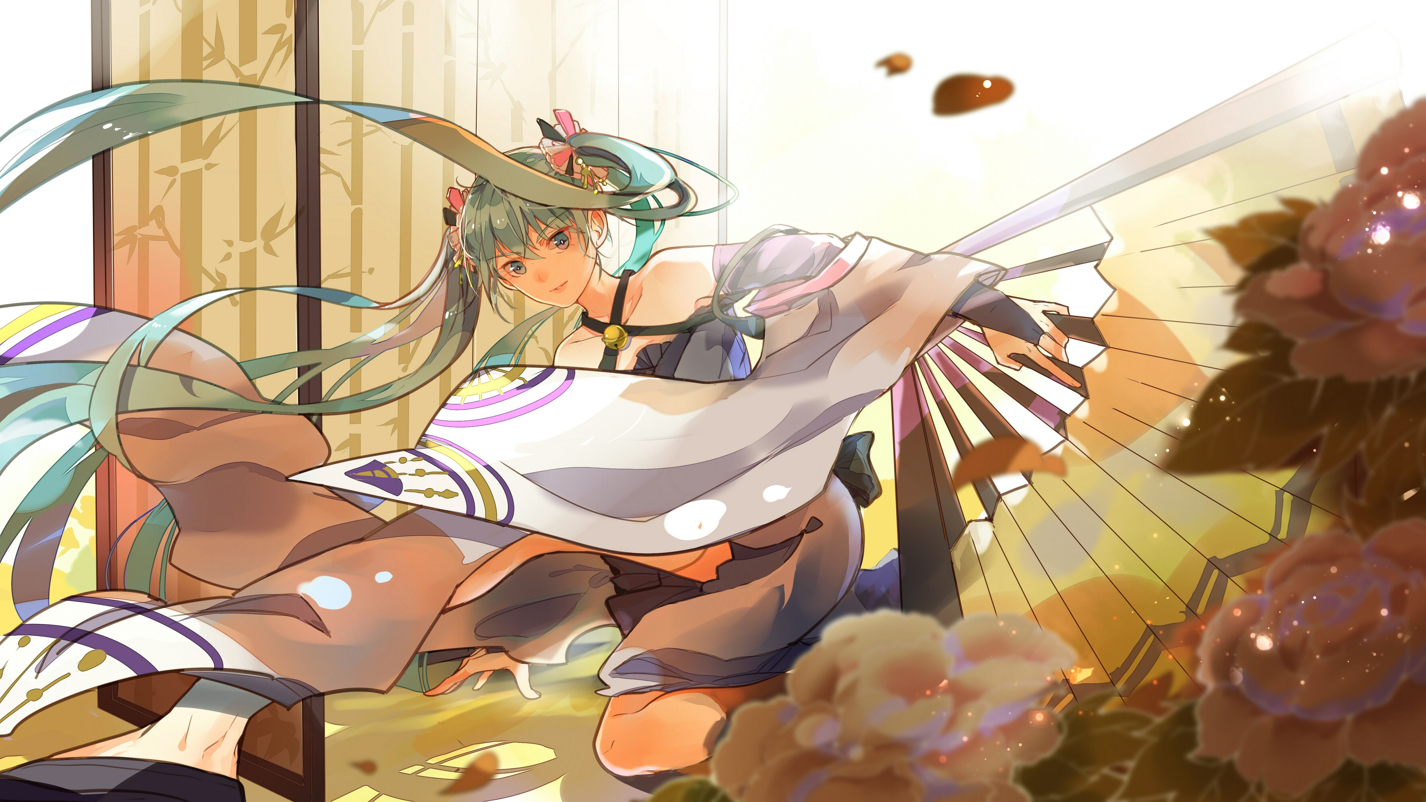 初音未来4K电脑壁纸-萌图百科