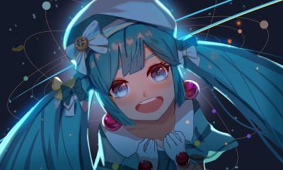 初音未来4K电脑壁纸-萌图百科