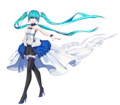 初音未来4K电脑壁纸-萌图百科