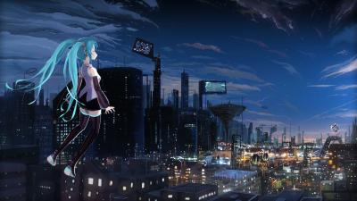 初音未来4K电脑壁纸-萌图百科